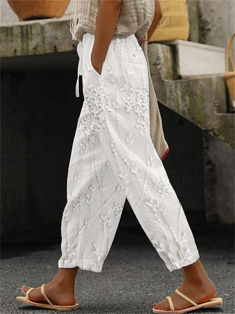 Aviora™ | Vine Printed Trousers