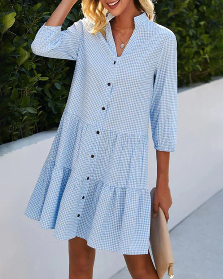 Azure – Women's Elegant Blue Dress