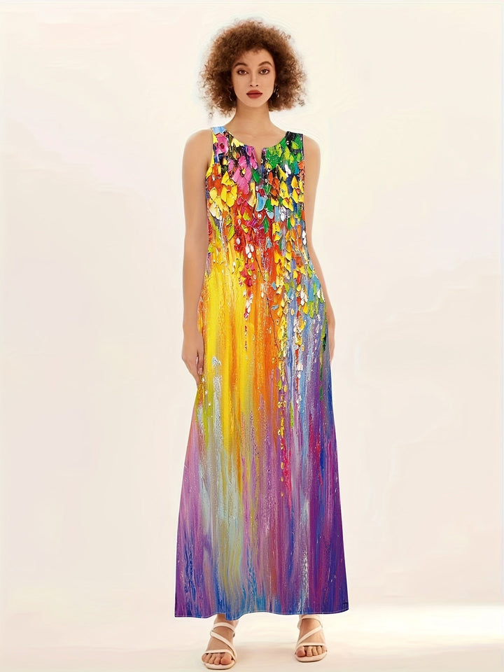 Sienna - Bohemian Floral Maxi Dress