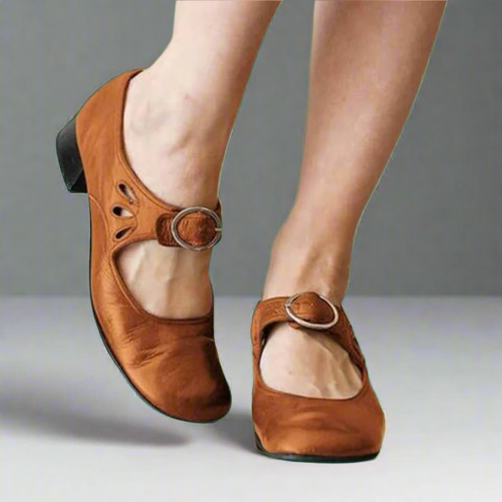 Denisa™ | Comfortable Wedge Sole Orthopedic Leather Sandals