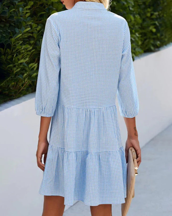 Azure – Women's Elegant Blue Dress
