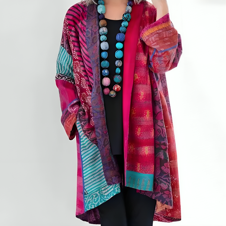 Kelsey™ | Colorful soft cardigan