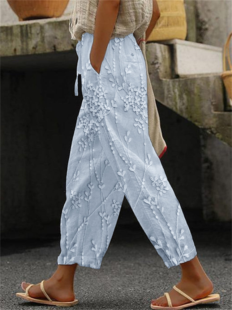 Aviora™ | Vine Printed Trousers