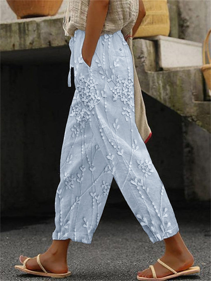 Aviora™ | Vine Printed Trousers