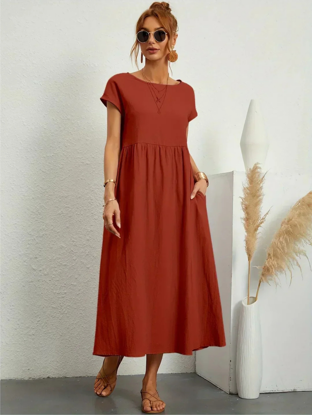 Giselle™ - Casual Pocket Dress