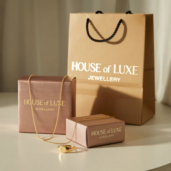VINTAGE GOLD AND ZIRCONIA RING SET