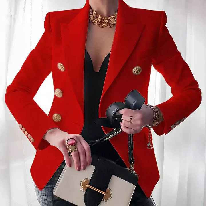 Raffaella™ | Tailored Blazer with Gold Buttons