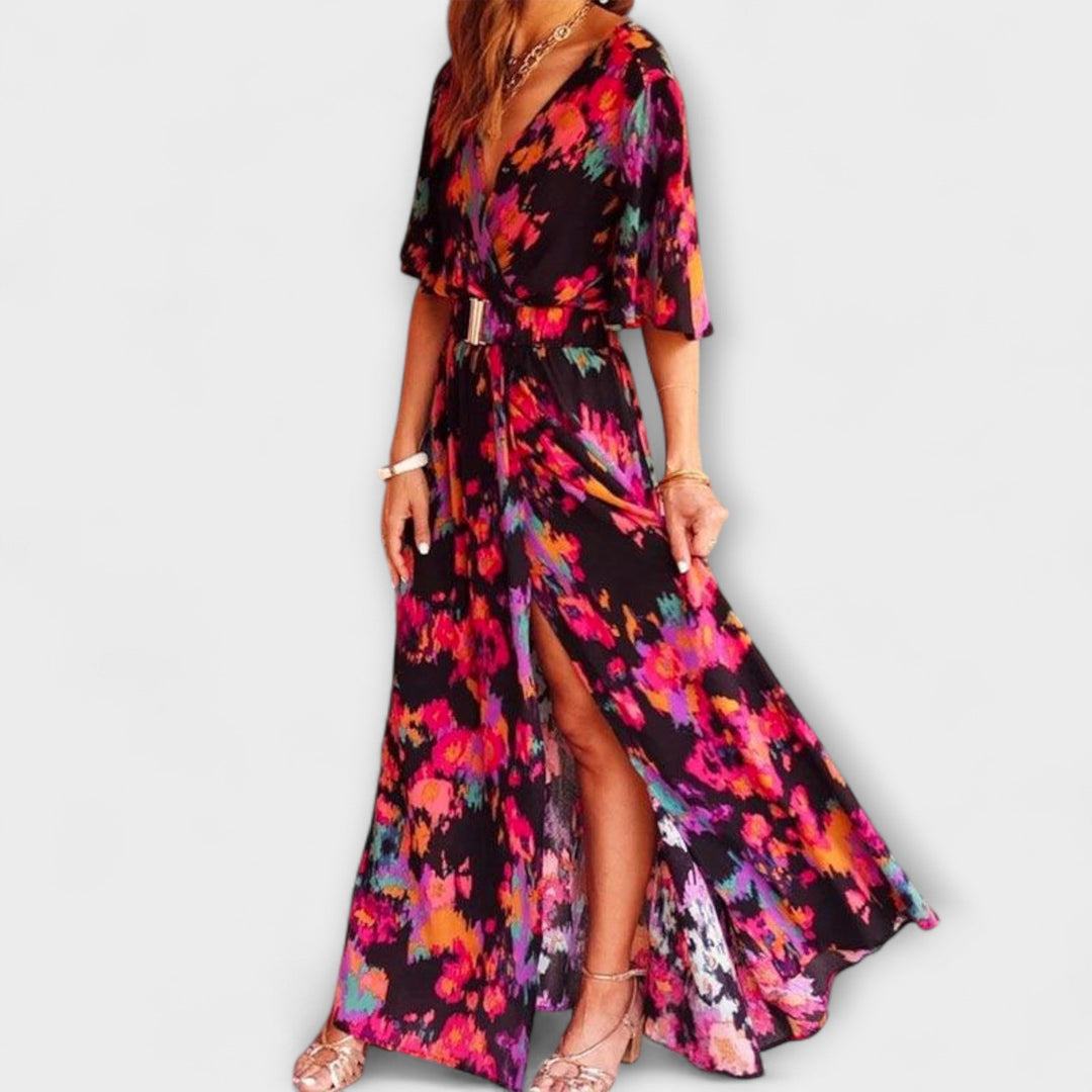 Sabrina™ - Long Boho Style Summer Dress