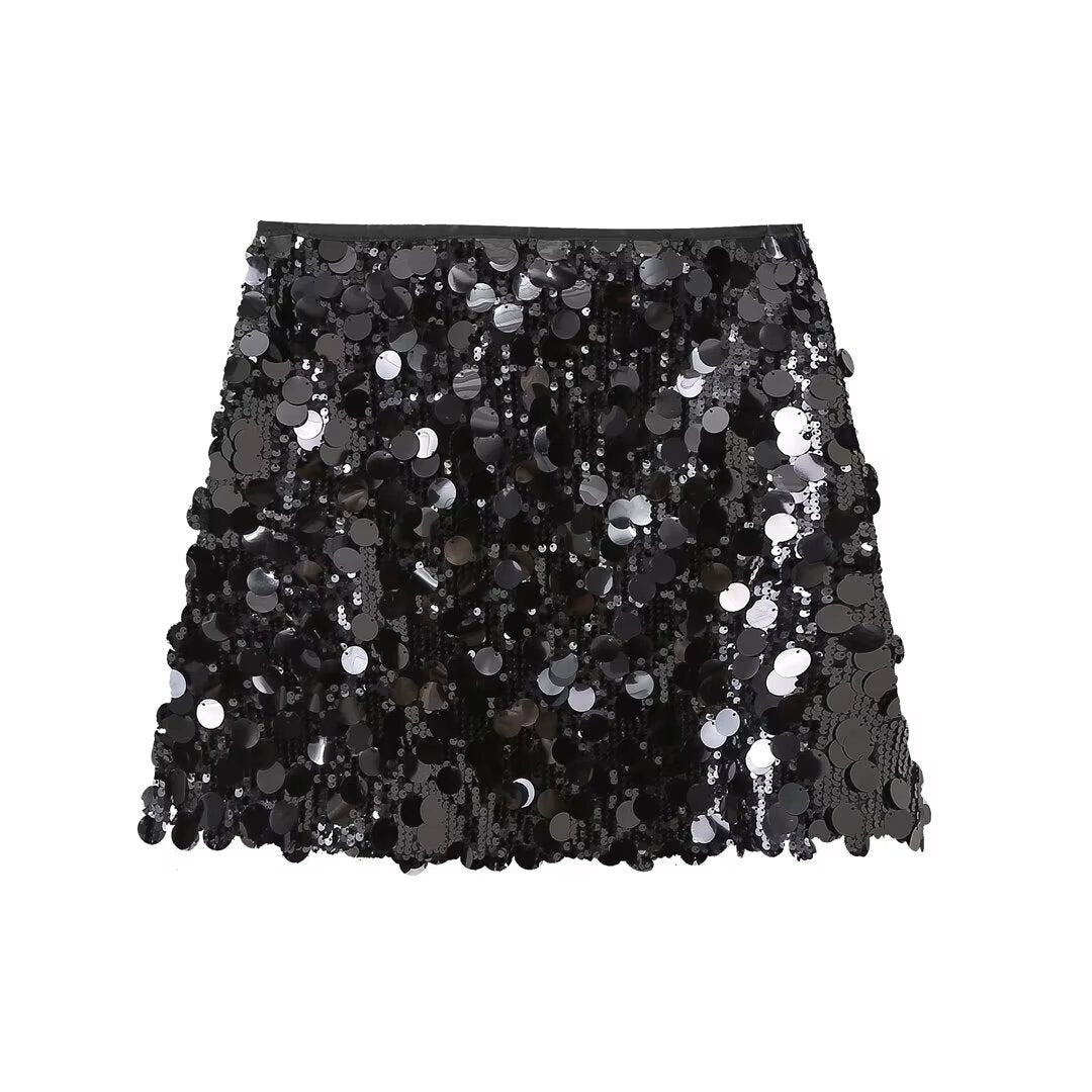 Magda - Chic Sequins Skirt