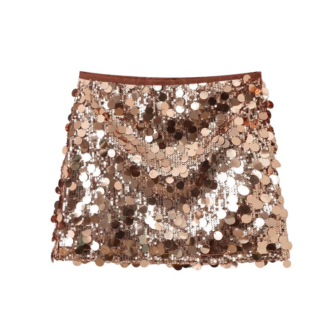 Magda - Chic Sequins Skirt