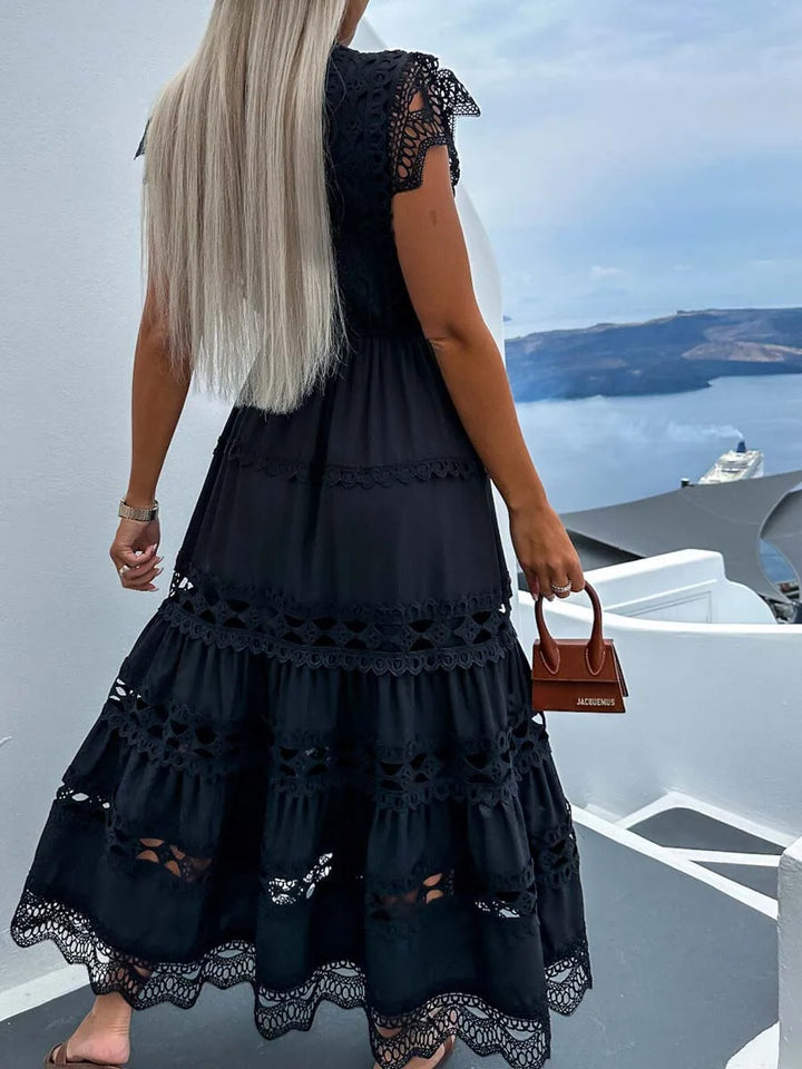 Dana - Classic Beach Sleeveless Maxi Dress