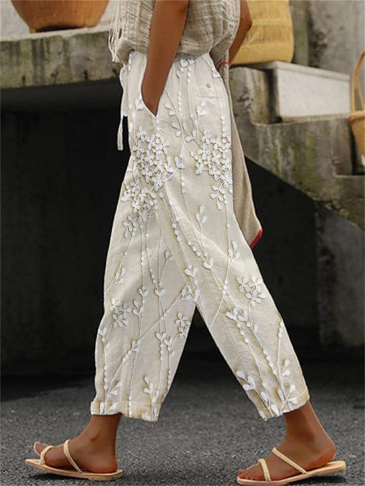 Aviora™ | Vine Printed Trousers