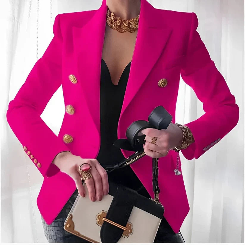 Raffaella™ | Tailored Blazer with Gold Buttons