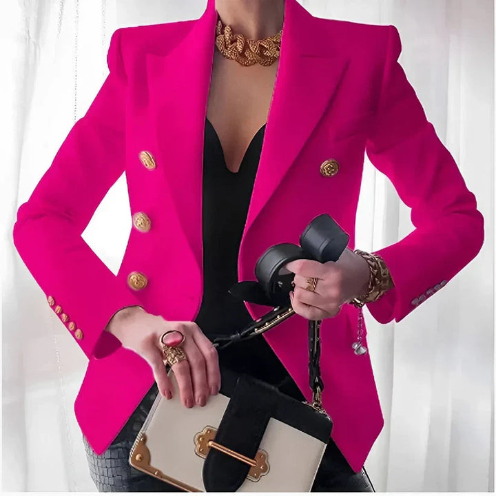 Raffaella™ | Tailored Blazer with Gold Buttons